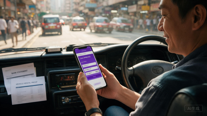 的士司機必睇！冇糧單申請網貸攻略