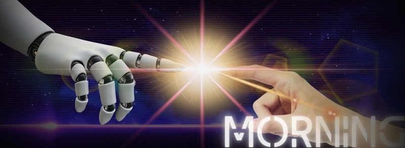 a connection between a robot and a human